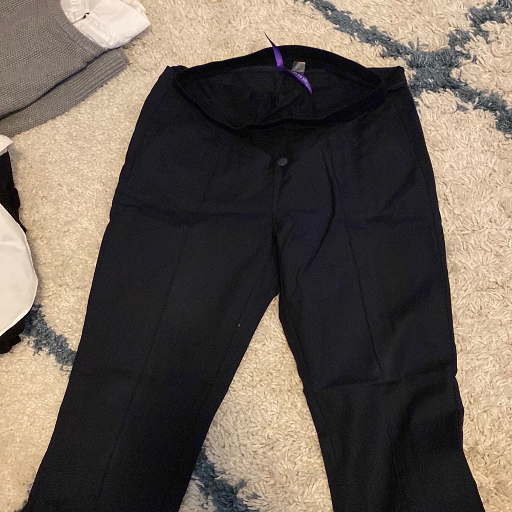 Seraphine maternity work pants, navy blue, NEW